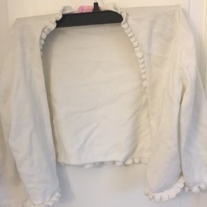 Lilly Pulitzer white half cardigan